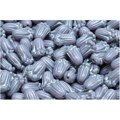Tulip Bud Beads N. 2959 LIGHT VIOLET/SILVER