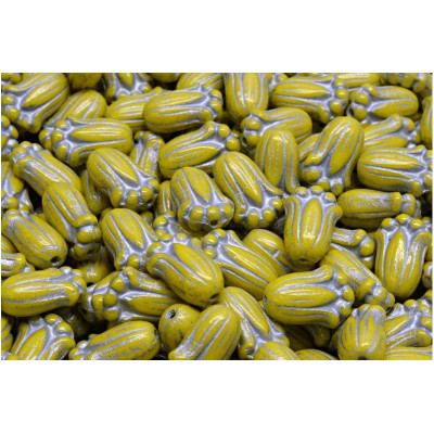 Tulip Bud Beads N. 2969 Gelb