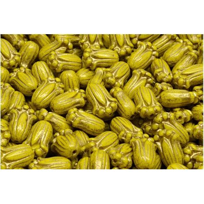 Tulip Bud Beads N. 2977 Yellow