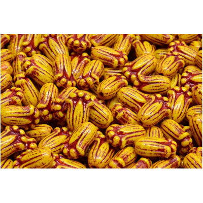 Tulip Bud Beads N. 2979 Giallo
