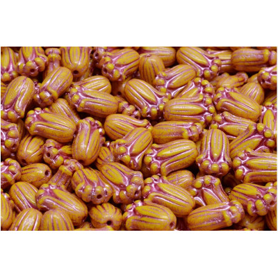 Tulip Bud Beads N. 2980 Yellow