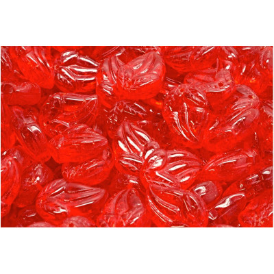 Flower Bud Beads 15x10 N. 3324 RUBY