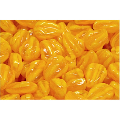 Flower Bud Beads 15x10 N. 3325 AMBER