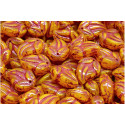 Flower Bud Beads 15x10 N. 3332 OPAL AMBER RED DECOR