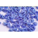 Bell Flower Cup Beads 7x5mm Light Blue White Luster 33020 | Czech