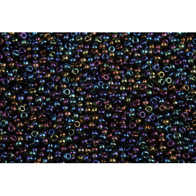 Perline di Conteria Ceche 10/0 Preciosa Blu Iridescente