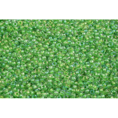 Preciosa rocailles 10/0 PermaLux Green 58556 | Vetro Ceco