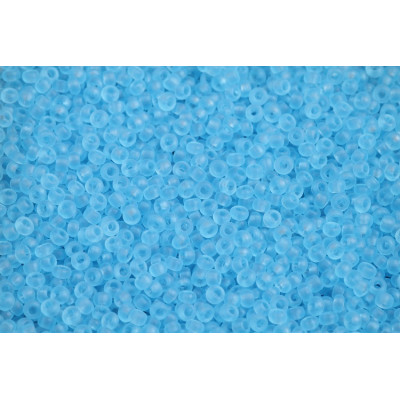 Perline di Vetro Ceche 10/0 Matte Light Blue 60000