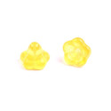 Yellow Bell Flower Beads 11x13mm 00030/11008 | Czech Glass Beads