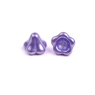 Bell Flower Beads 11x13mm Violet 32035 | Czech Glass Beads