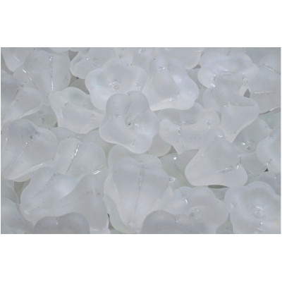 Bell Flower Beads 11x13mm Crystal AB 00030-84100 | Czech Glass