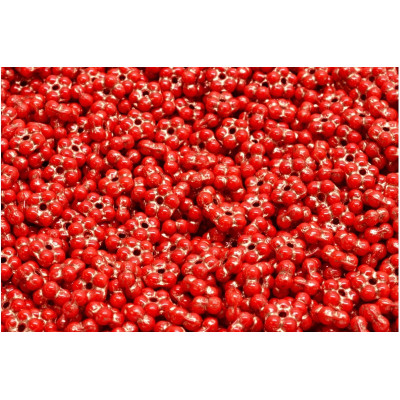 Forget me Not N. 3614 RED OPAQUE WHITE DECOR
