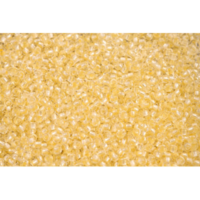 Preciosa Seed Beads 10/0 Terra Lined Yellow 38286 | Glass Beads