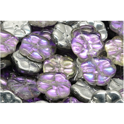 Primrose Beads 15x15mm Crystal Vitrail Light 26536 | Czech Glass