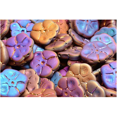 Primrose Beads 15x15mm Crystal Mat Full Sliperit 29503 | Rutkovsky