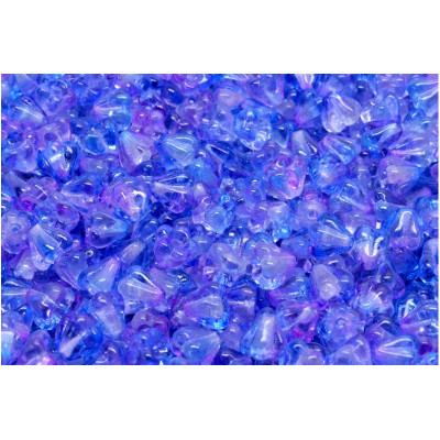 Bell Flower Beads 4x6mm Blue Violet 00030-48002 | Czech Glass