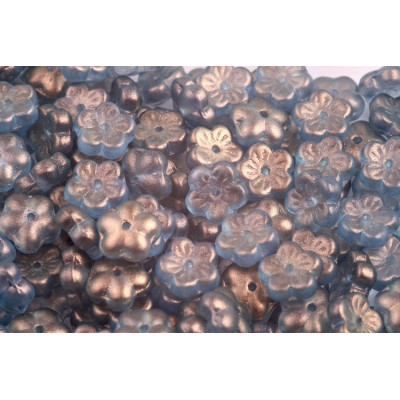 Cherry Flower Beads 8x8mm Crystal GT Shadows 00030/29263 | Czech Glass