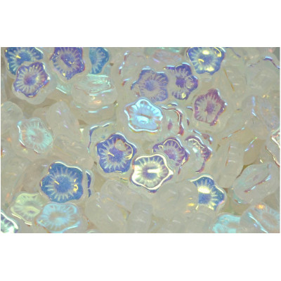Sunset Flower Beads 10x10mm Crystal Full AB 00030-28703 | Rutkovsky
