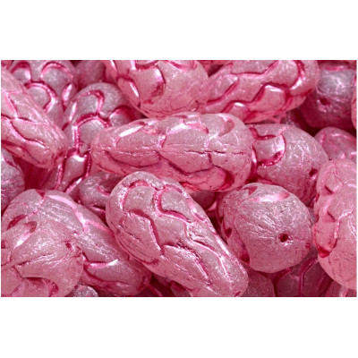 Pinecone Beads Beads 25x12 N. 3 CRYSTAL MAT PINK DECOR