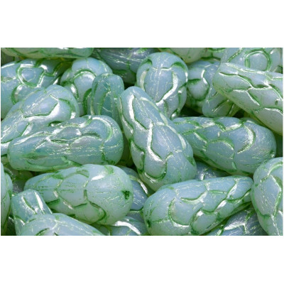 Pinecone Beads Beads 25x12 N. 43 Green