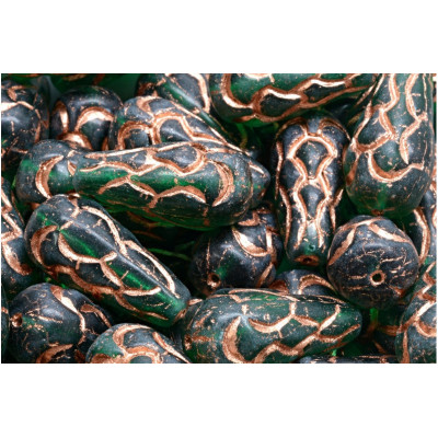 Pinecone Beads Beads 25X12 N. 48 Grün