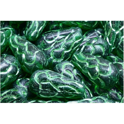 Pinecone Beads Beads 25X12 N. 49 Vert