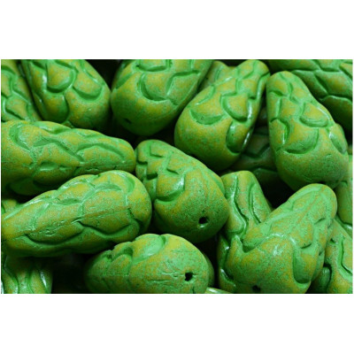 Pinecone Beads Beads 25x12 N. 53 Green