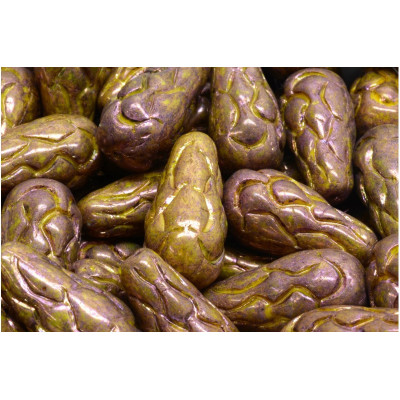 Pinecone Beads Beads 25x12 N. 69 YELLOW OPAQUE VEGA