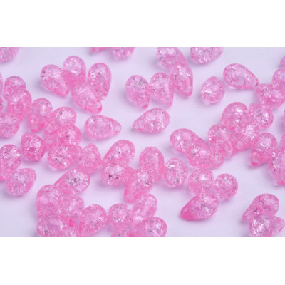 Drop Beads 9x6 N. 4672 Pink