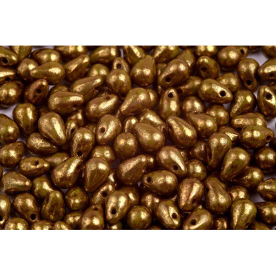 Drop Beads 4x6 N. 1250 OPAQUE OLIVE VIOLET TERRACOTTA