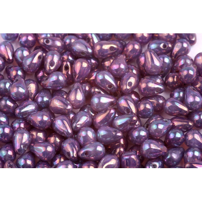 Drop Beads 4x6 N. 1261 OPAL PINK NEBULA