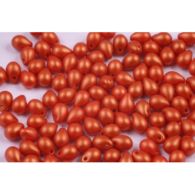 Drop Beads 5x7 N. 772 GOLD SHINE ORANGE
