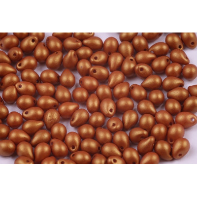 Drop Beads 5x7 N. 778 GOLD SHINE BROWNISH RED