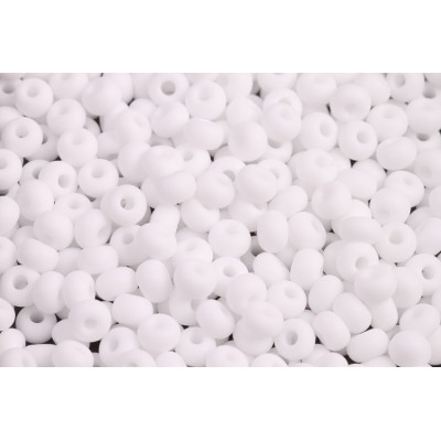 PRECIOSA Seed beads 5/0 N. 489 White