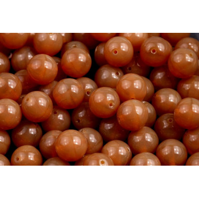 8mm Brown Czech Glass Round Beads | Rutkovsky 1415 Glass Beads