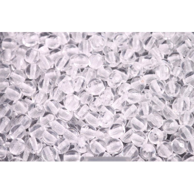 Round Beads 10mm Crystal 00030 | Czech Glass Beads Rutkovsky