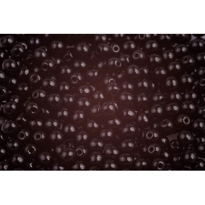 Round Beads 12mm Opaque Jet Black 23980 | Czech Glass Beads