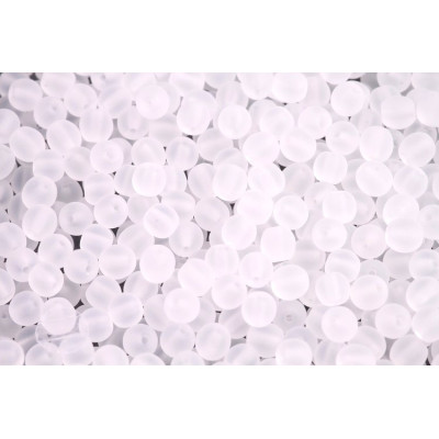 Round Beads 5mm Crystal Matte 00030/84110 | Rutkovsky Czech Glass