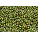 Round Beads Opaque Green Spotted 5mm 02010/65326 | Rutkovsky