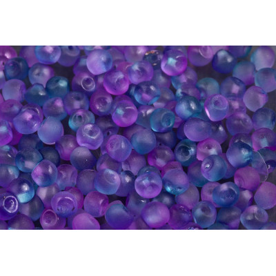 Mushroom Button Beads 4x3mm Violet Emerald 00030/84100/48023
