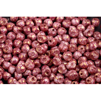 Mushroom Button Beads 4x3mm Violet Terracotta 02010/15496 | Rutkovsky