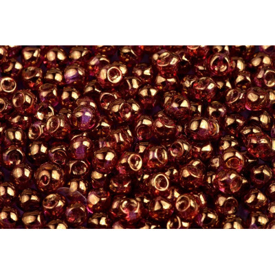 Mushroom Button Beads 4x3mm Crystal Violet Luster 14496 | Rutkovsky