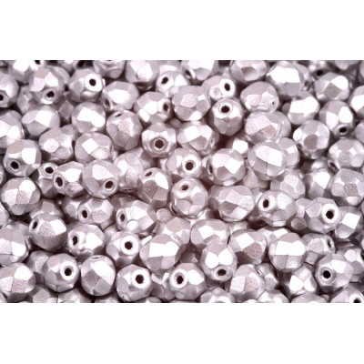Fire Polished Beads 3mm Silver 00030/01700 | Czech Glass Beads