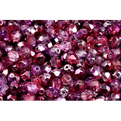 Fire Polished Beads 4mm Violet Luster 48220 | Czech Glass Beads