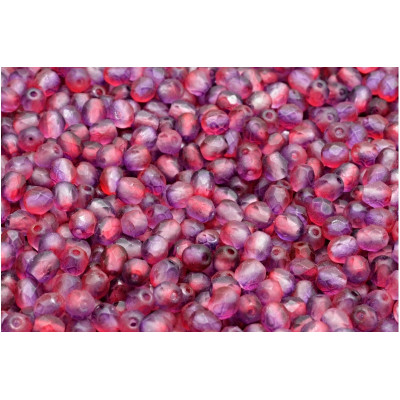 Fire Polished Beads 4mm Amethyst Violet 48014 | Rutkovsky Glass