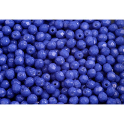 Fire Polished Beads 4mm Blue 03000/32083 | Czech Glass Beads