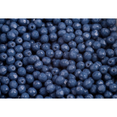 Fire Polished Beads 4mm Blue 03000/32126 | Czech Glass Beads