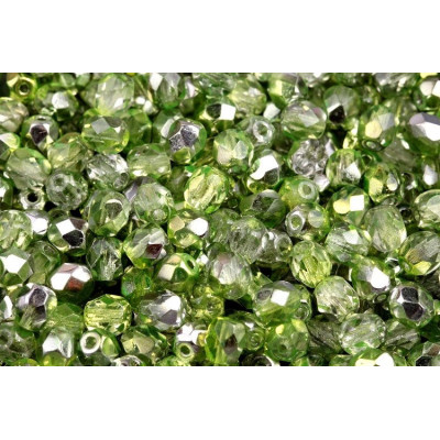 Fire Polished Beads 5mm Green 48226 | Czech Glass Beads
