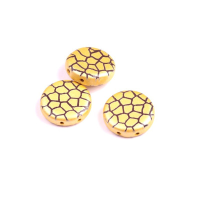 Coins Bead N. 11 Amarillo