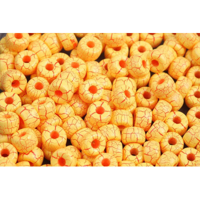 Matubo Round 2/0 Beads Ionic Yellow Red 02010-24607 | Czech Glass